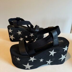 Rocketdog 90s stars platforms platform sandals size 7 women's! 1990s star shoes